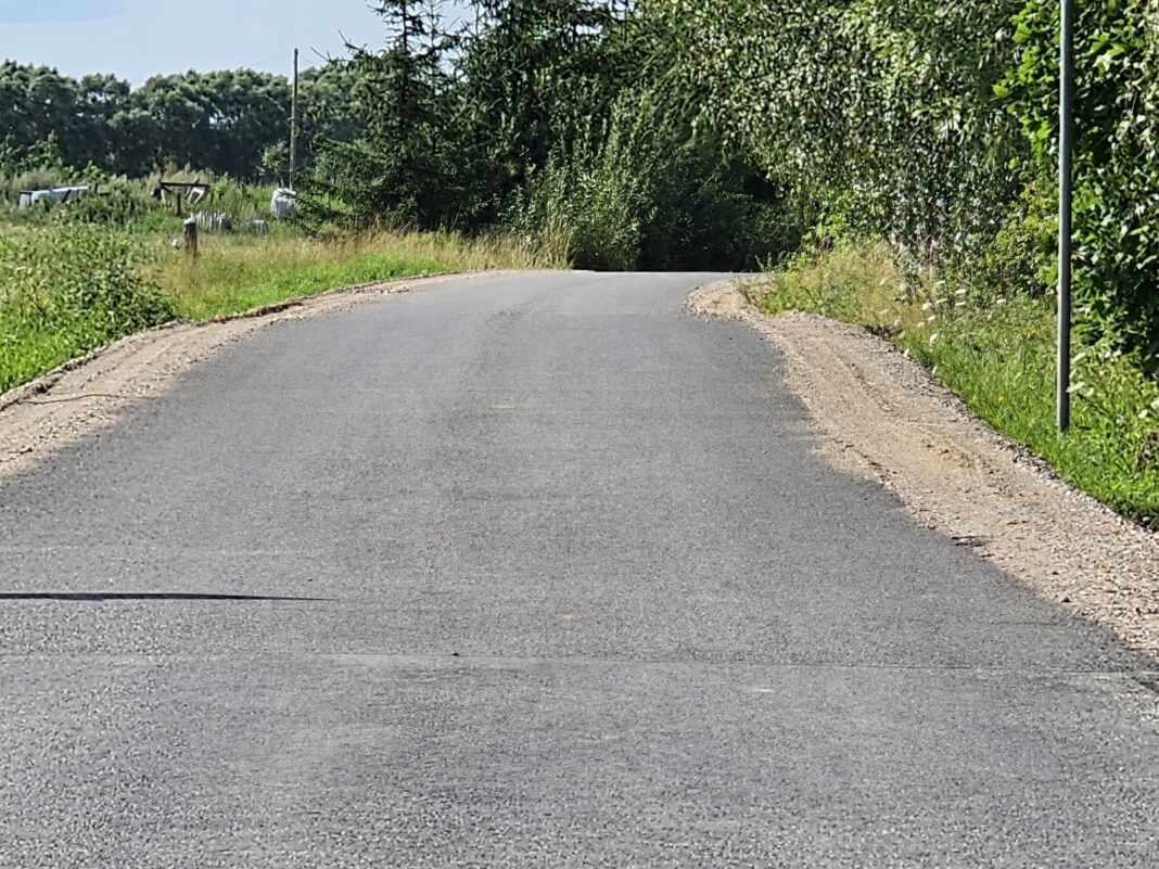 Zakończono remont drogi od miejscowości Rodnowo do Wajsnor