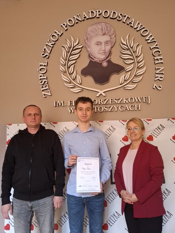 Wielki sukces uczniów Zespołu Szkół Ponadpodstawowych nr 2 im. Elizy Orzeszkowej w Bartoszycach!