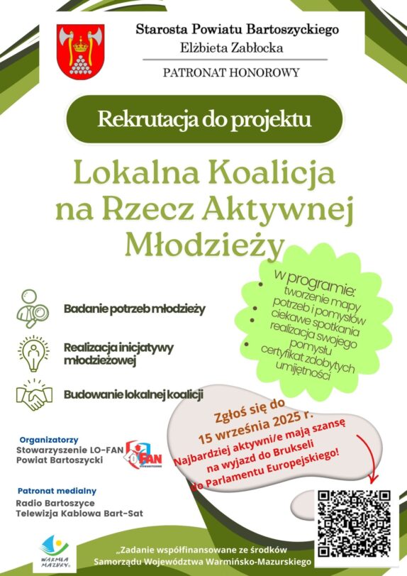 Projekt „Lokalna Koalicja Na Rzecz Młodzieży”