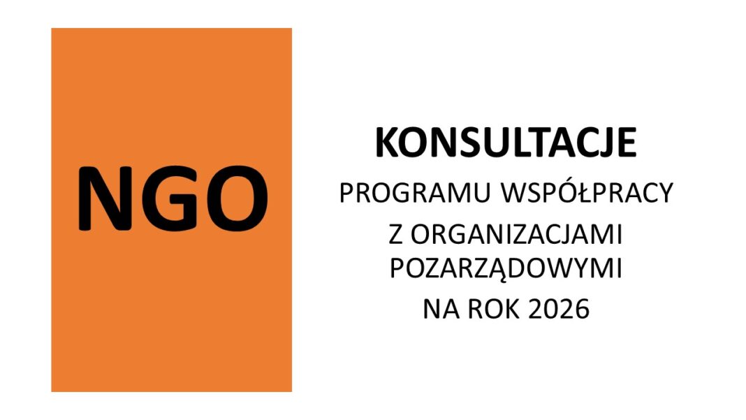 Konsultacje „Rocznego programu współpracy Powiatu Bartoszyckiego z organizacjami pozarządowymi na 2026 rok”